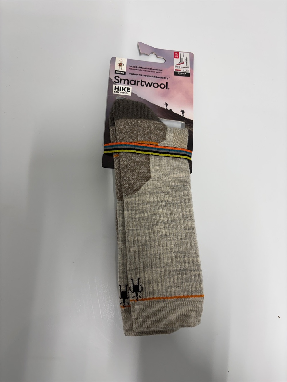 Smartwool Men's Hike Crew Socks Ash size XL NWT